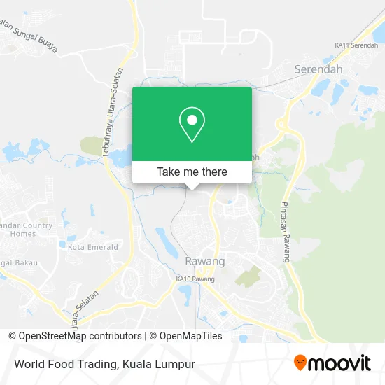 World Food Trading map