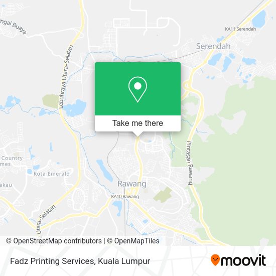 Fadz Printing Services map