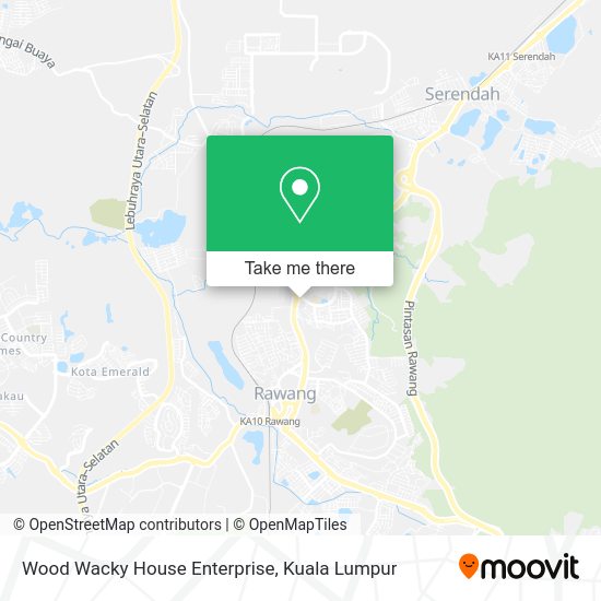 Wood Wacky House Enterprise map