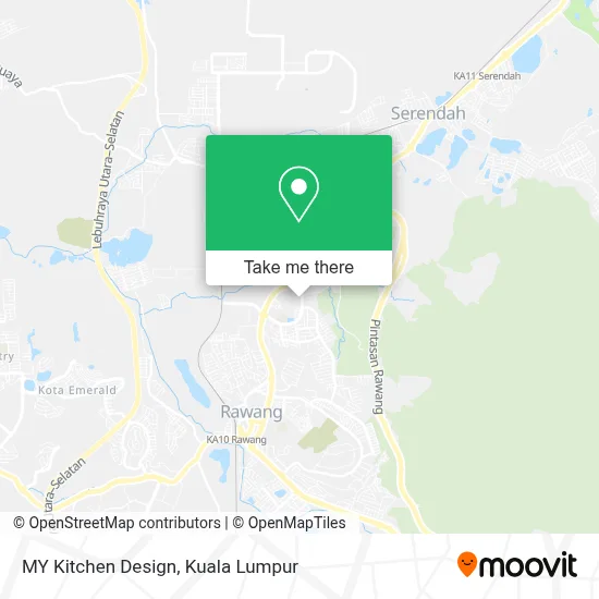 MY Kitchen Design map