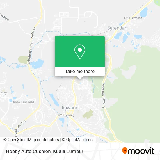 Hobby Auto Cushion map