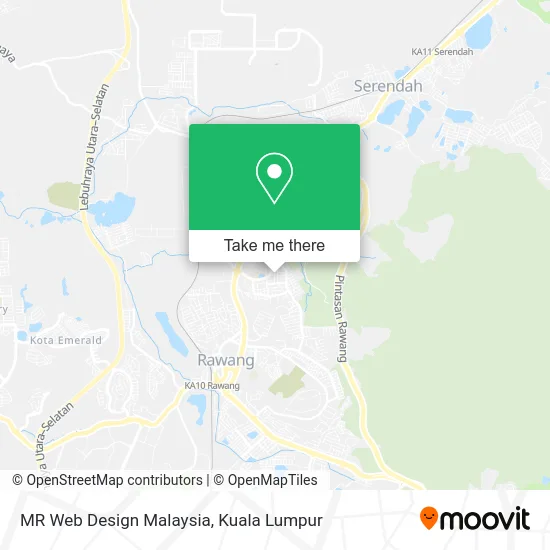 MR Web Design Malaysia map