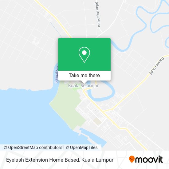 Eyelash Extension Home Based map