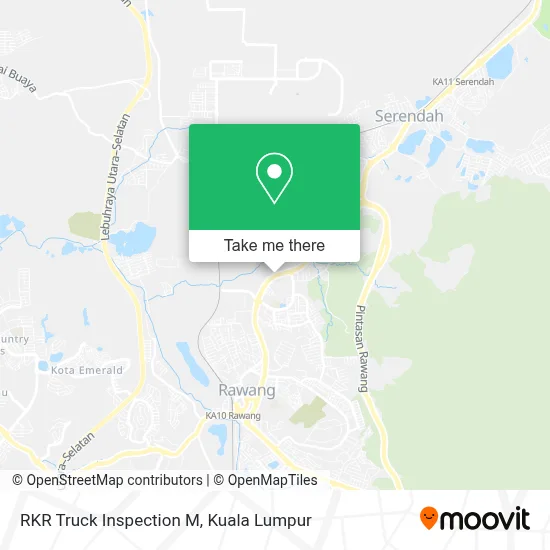 RKR Truck Inspection M map