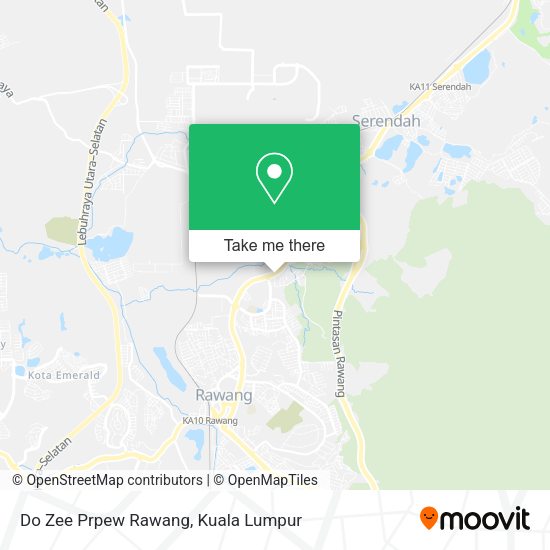 Do Zee Prpew Rawang map