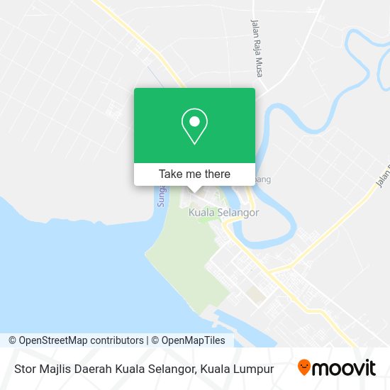 Stor Majlis Daerah Kuala Selangor map