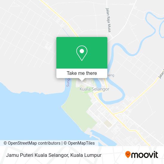 Jamu Puteri Kuala Selangor map