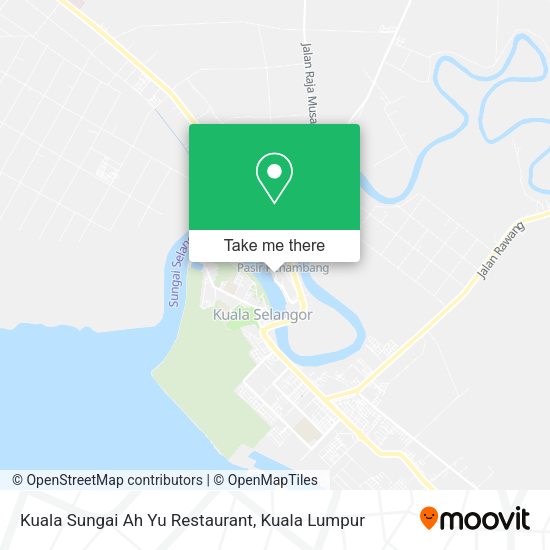 Kuala Sungai Ah Yu Restaurant map