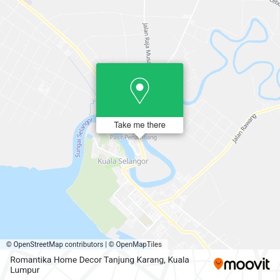 Romantika Home Decor Tanjung Karang map