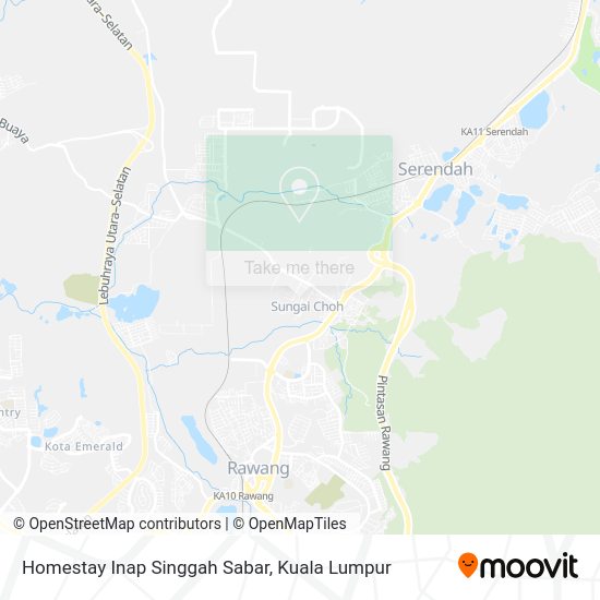 Peta Homestay Inap Singgah Sabar