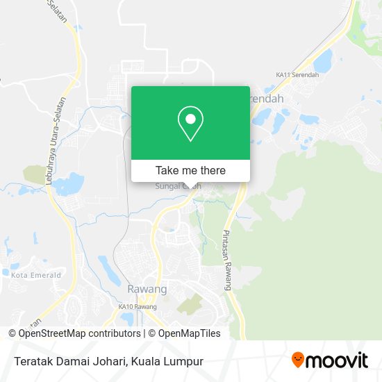 Teratak Damai Johari map