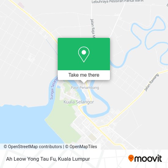 Ah Leow Yong Tau Fu map