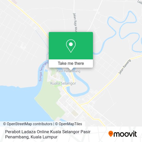 Perabot Ladaza Online Kuala Selangor Pasir Penambang map