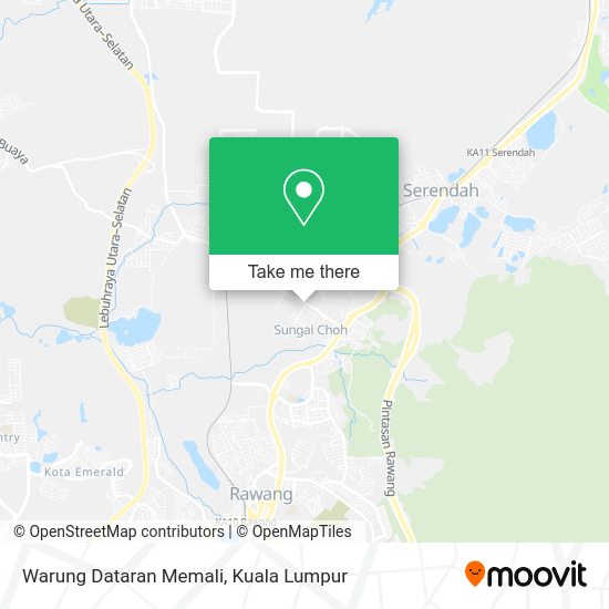 Warung Dataran Memali map