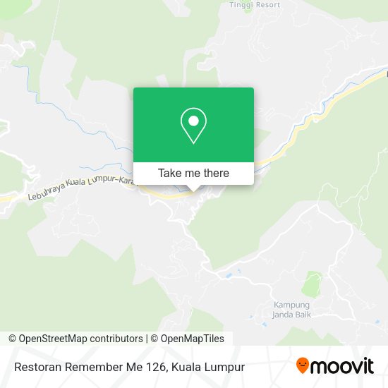 Restoran Remember Me 126 map
