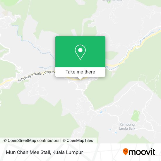 Mun Chan Mee Stall map