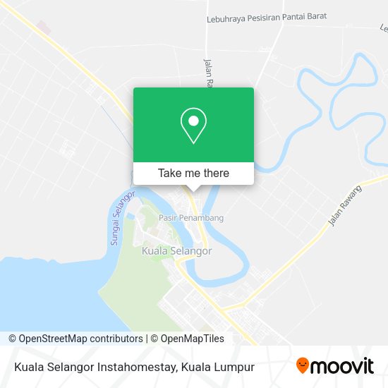 Kuala Selangor Instahomestay map