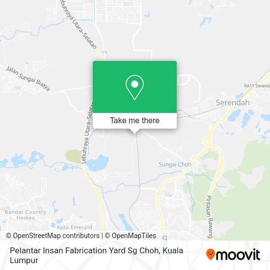 Pelantar Insan Fabrication Yard Sg Choh map