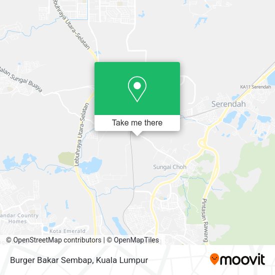 Burger Bakar Sembap map