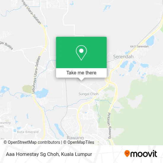 Aaa Homestay Sg Choh map