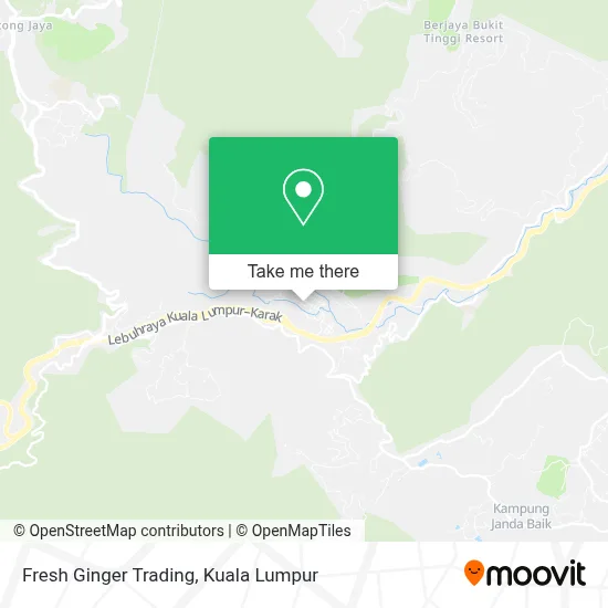 Fresh Ginger Trading map