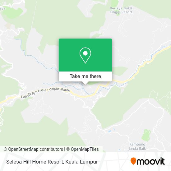 Selesa Hill Home Resort map