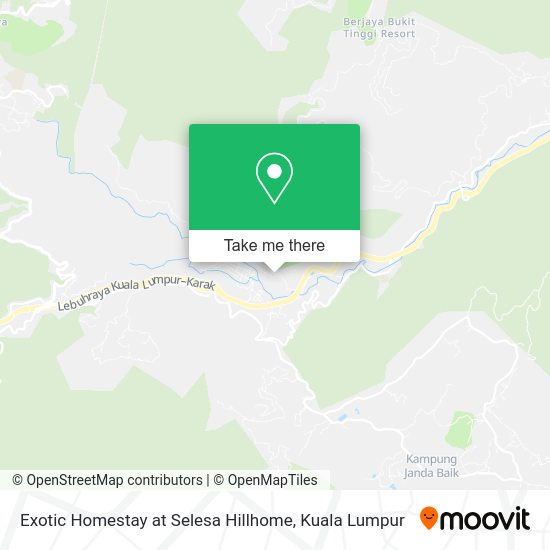 Exotic Homestay at Selesa Hillhome map