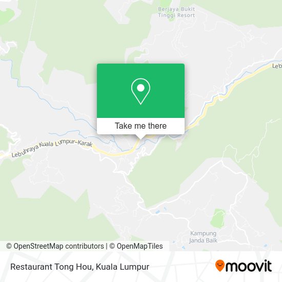 Restaurant Tong Hou map
