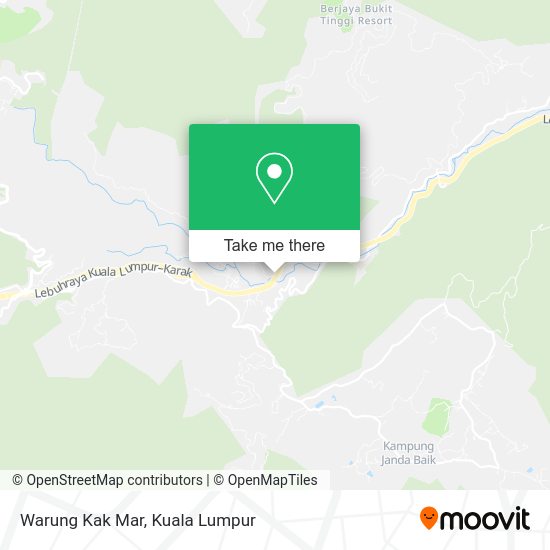 Peta Warung Kak Mar