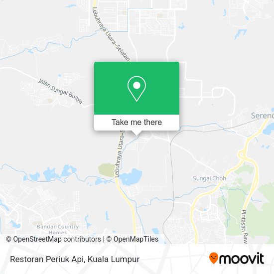 Restoran Periuk Api map