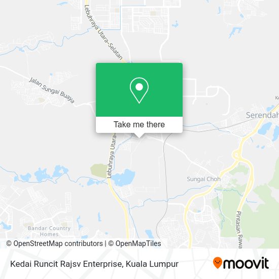 Peta Kedai Runcit Rajsv Enterprise