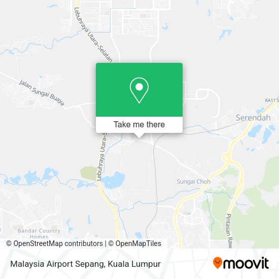 Peta Malaysia Airport Sepang