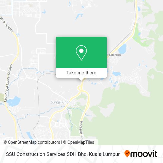 Peta SSU Construction Services SDH Bhd