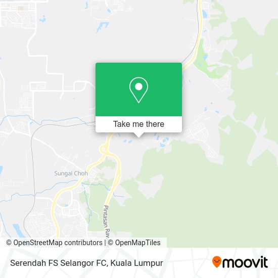 Serendah FS Selangor FC map