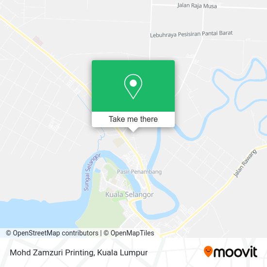 Mohd Zamzuri Printing map