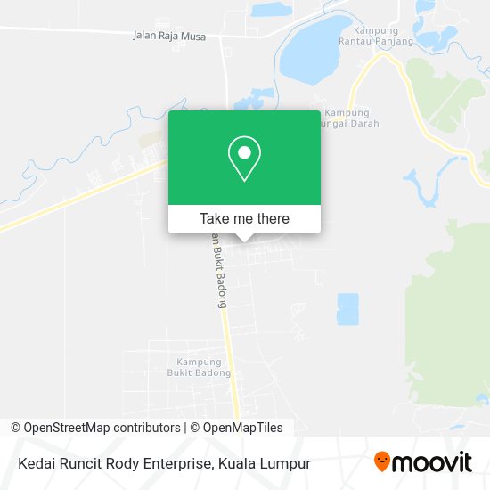 Peta Kedai Runcit Rody Enterprise