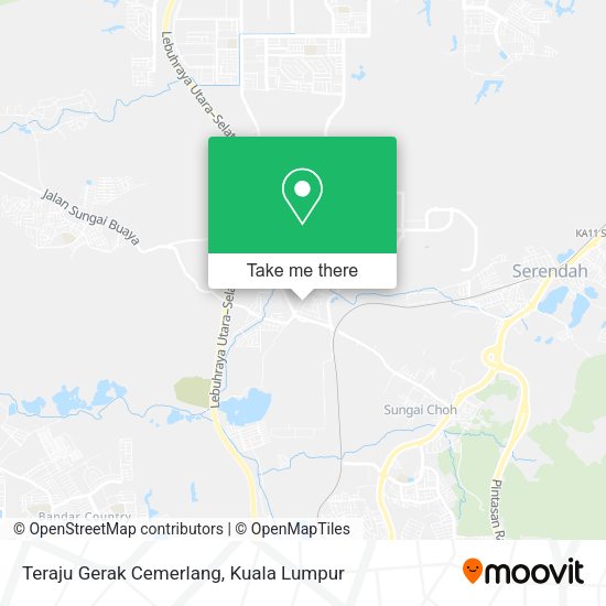 Teraju Gerak Cemerlang map