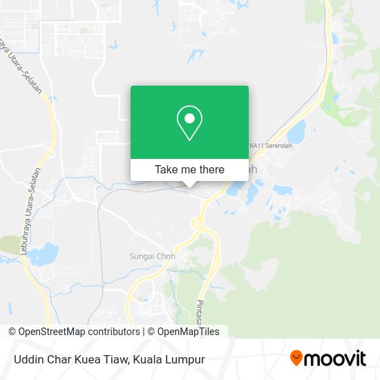 Uddin Char Kuea Tiaw map