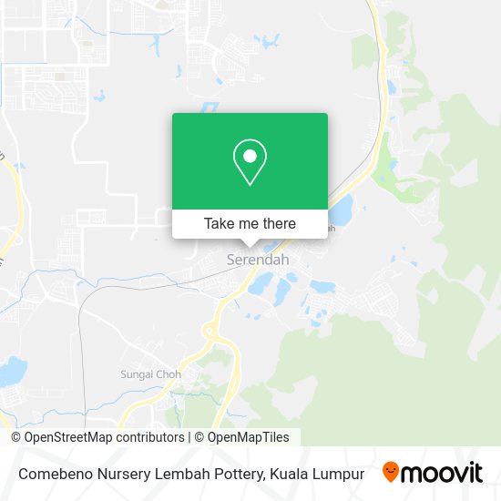 Peta Comebeno Nursery Lembah Pottery
