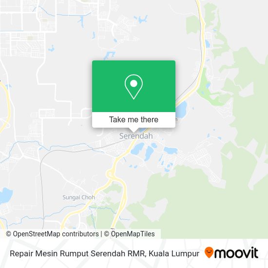 Repair Mesin Rumput Serendah RMR map