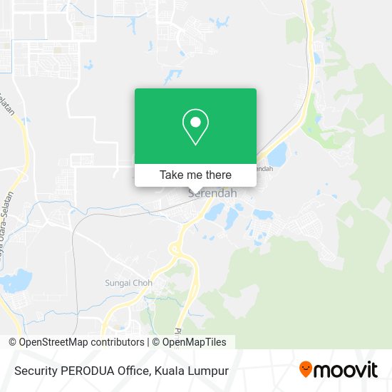 Security PERODUA Office map