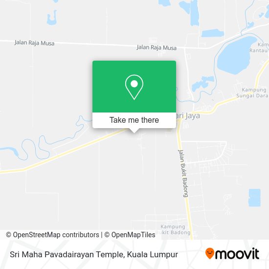 Sri Maha Pavadairayan Temple map