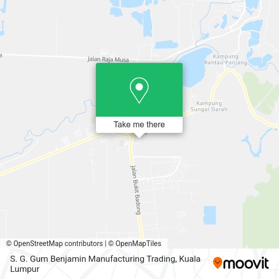 S. G. Gum Benjamin Manufacturing Trading map
