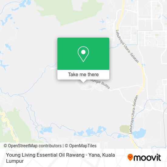 Young Living Essential Oil Rawang - Yana map