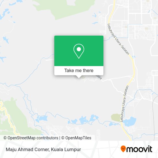 Peta Maju Ahmad Corner