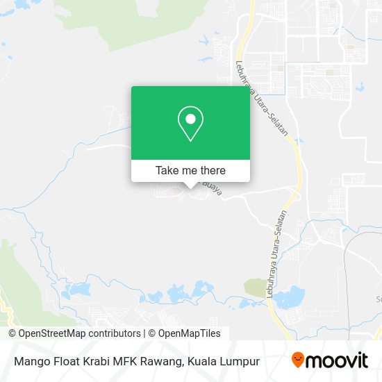 Peta Mango Float Krabi MFK Rawang