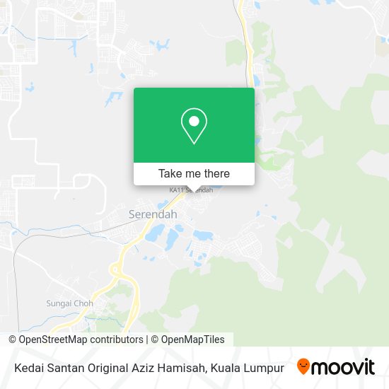 Kedai Santan Original Aziz Hamisah map