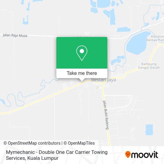 Mymechanic - Double One Car Carrier Towing Services map
