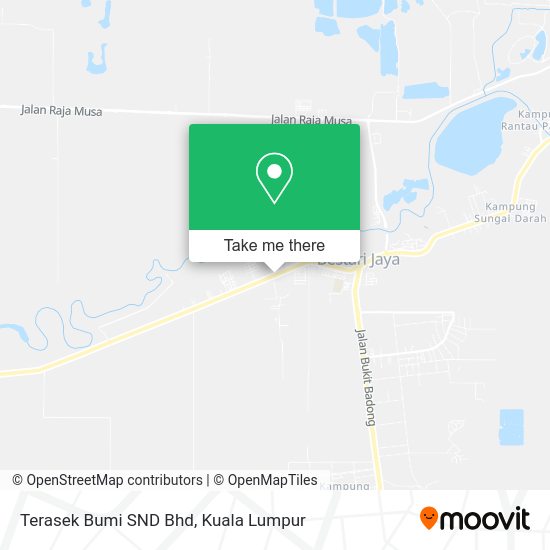 Terasek Bumi SND Bhd map