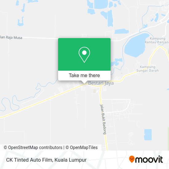 CK Tinted Auto Film map